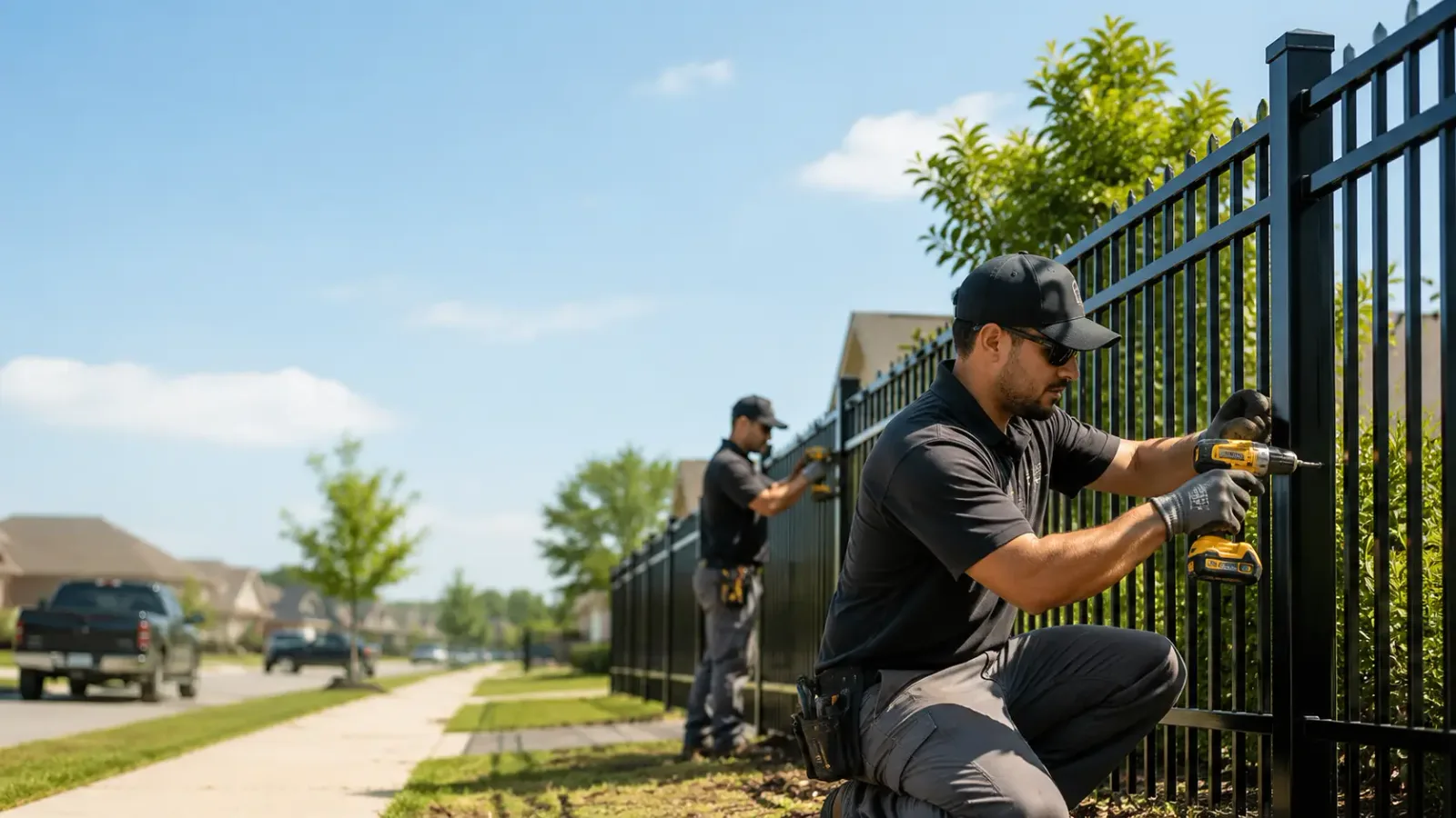 Metal Fence Installation in Mansfield, TX